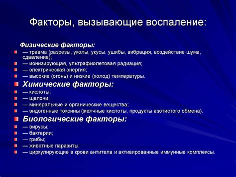 Факторы и условия, вызывающие воспаление крови у подростков