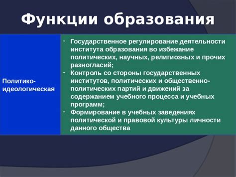 Формирование и регулирование политических институтов