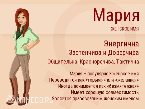 Характеристика имени