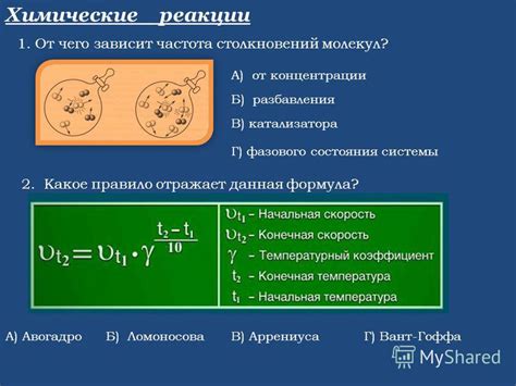 Химические реакции, способствующие образованию пятен