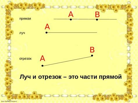 Чем отрезок отличается от прямой