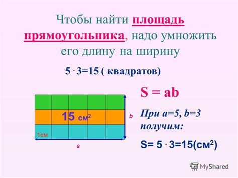 Что такое площадь прямоугольника?