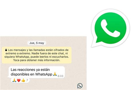 Что такое реакции в WhatsApp