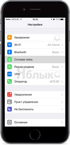 Шаги по настройке iPhone и передаче данных