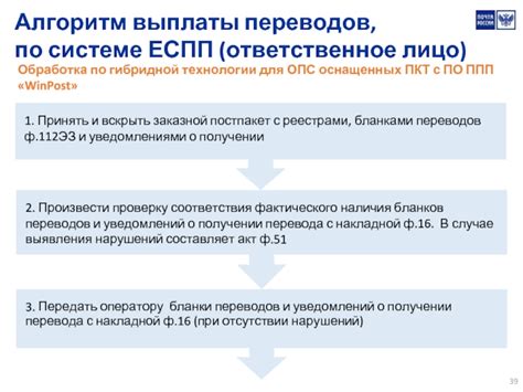 Шаги по определению фактического наличия учреждения