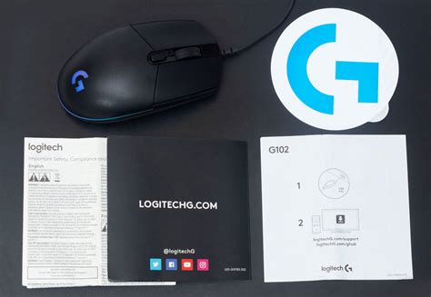 Шаги по подключению мыши Logitech G102 к компьютеру