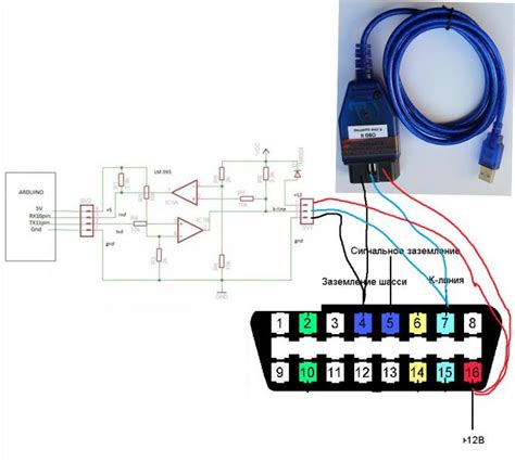 Шаг 3: Подключение адаптера OBD2