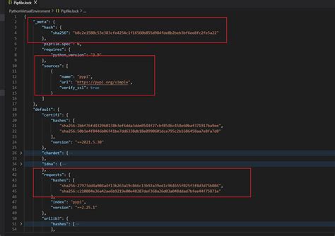 Шаг 4: Работа с Pipfile и Pipfile.lock