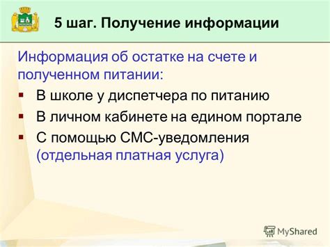 Шаг 5: Проверка актуальности информации в личном кабинете