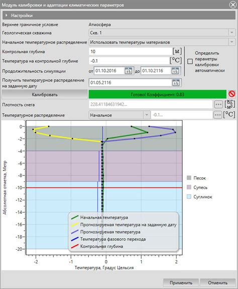 Шаг 6: Результат калибровки и сохранение