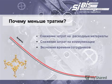 Экономия времени и снижение затрат на обработку