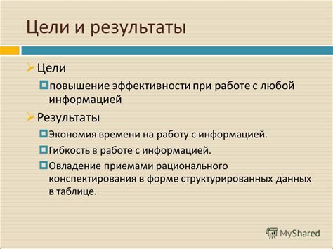 Экономия времени при работе с информацией