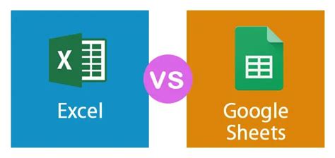 Microsoft Excel и Google Sheets: основные отличия